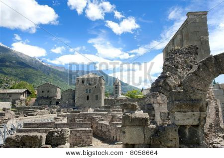 Římské divadlo, Aosta