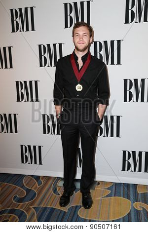 LOS ANGELES - MAY 12:  Phillip Phillips at the BMI Pop Music Awards at the Beverly Wilshire Hotel on May 12, 2015 in Beverly Hills, CA