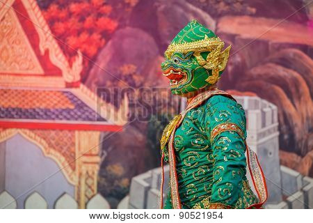 Khon - Thai Traditional Mask Dance