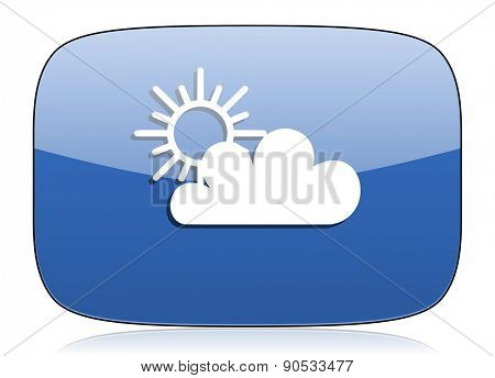 cloud icon waether forecast sign