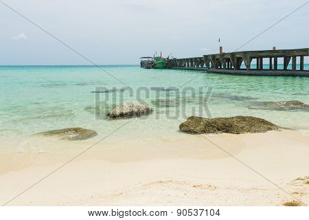 Berths Taphao beach on Koh Kood(Kood island) ,Trat Thailand