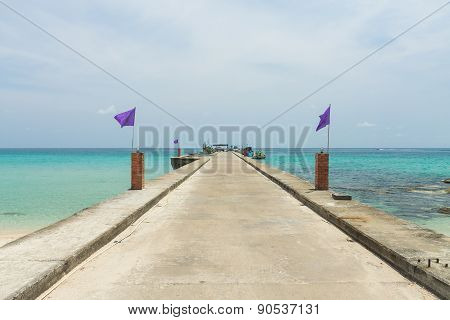 Berths Taphao beach on Koh Kood(Kood island) ,Trat Thailand