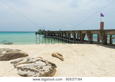 Berths Taphao beach on Koh Kood(Kood island) ,Trat Thailand