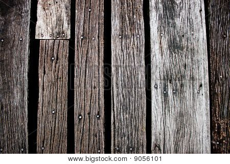 Nagyon régi, fából készült szerkezet