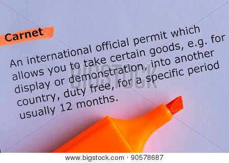 Carnet