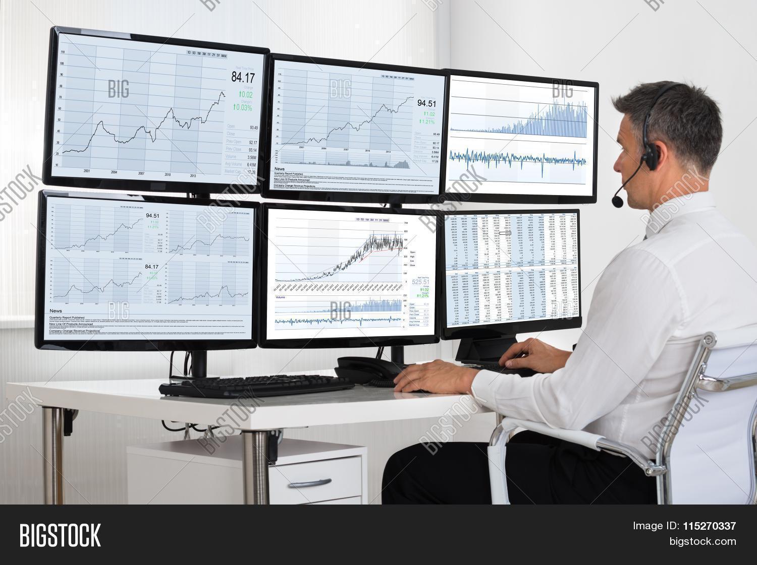 Stock Market Broker Image & Photo (Free Trial) | Bigstock
