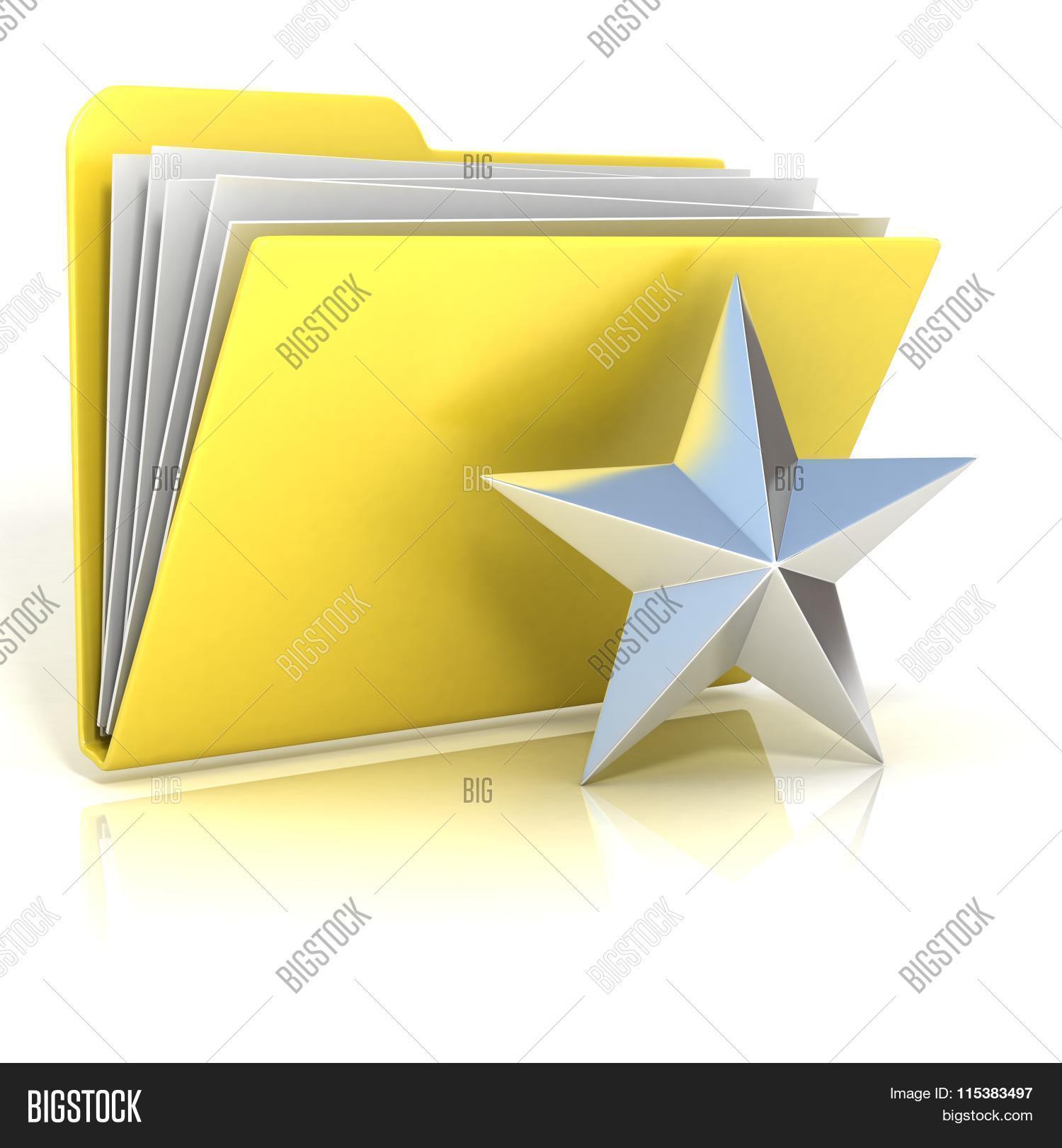 Favorites Star Folder Image & Photo (Free Trial) Bigstock