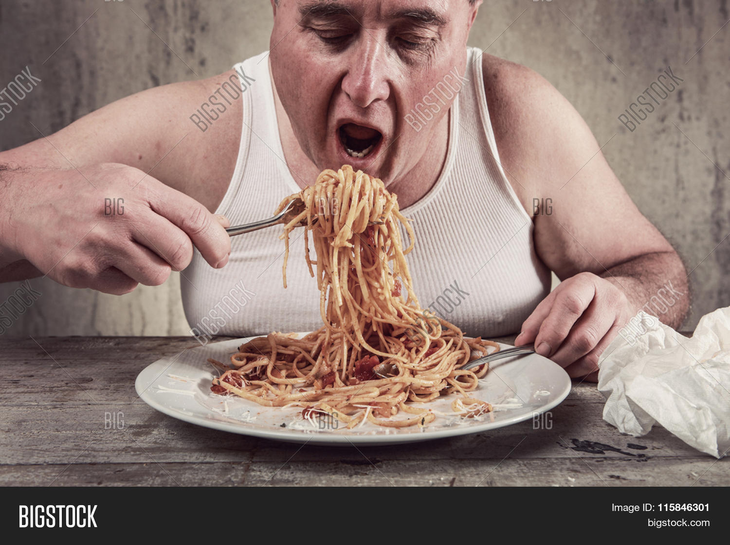 man-eating-spaghetti-image-photo-free-trial-bigstock