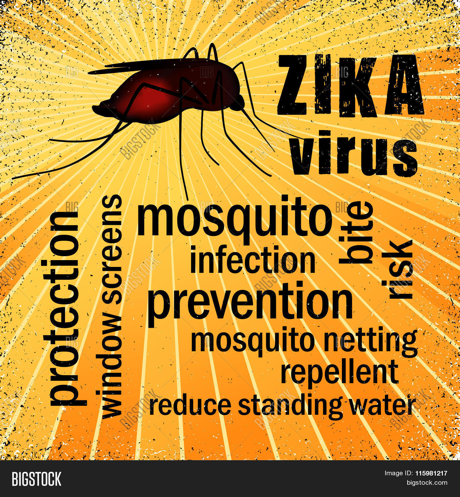 Zika Virus Mosquito, Vector & Photo (Free Trial) | Bigstock