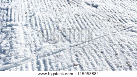 Snow Texture Background Ski Resort Slope