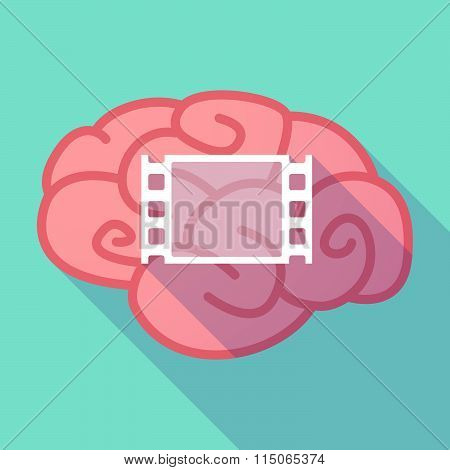 Long Shadow Brain With A Film Photogram