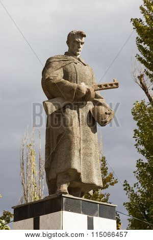 Common Grave Of Soldiers Of Division 308. Volgograd, Russia
