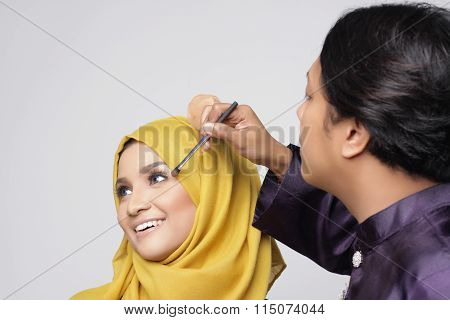 Fashionable Muslimah Woman
