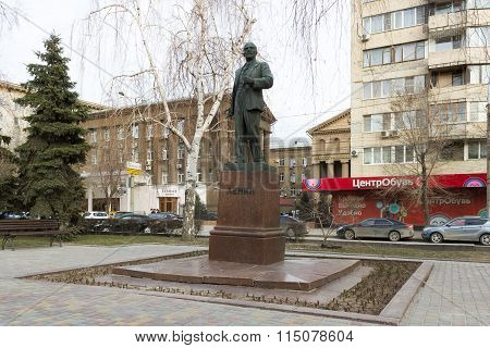 The Monument To Lenin V. I. Volgograd, Russia