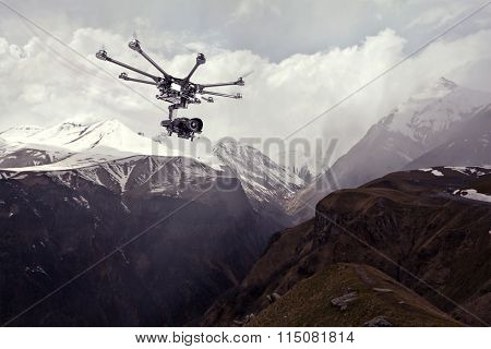 Octocopter, copter, drone