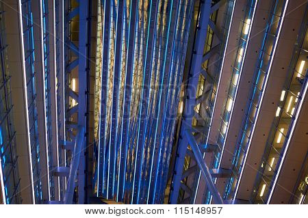 HONG KONG - MAY 06, 2015: HSBC Main Building in Hong Kong. HSBC Holdings plc is a British multinational banking and financial services company headquartered in London, United Kingdom.