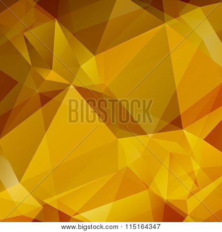 golden polygonal background