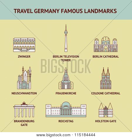 Travel Germany famous landmarks