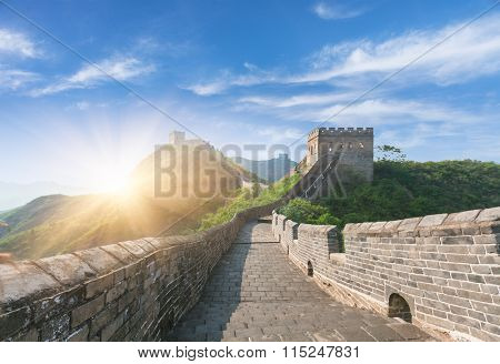greatwall, the landmark of china, beijing, china.