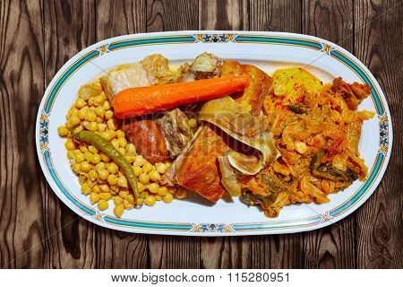 Cocido Maragato recipe of Biezo Leon in Spain pilgrims delice in Saint James Way
