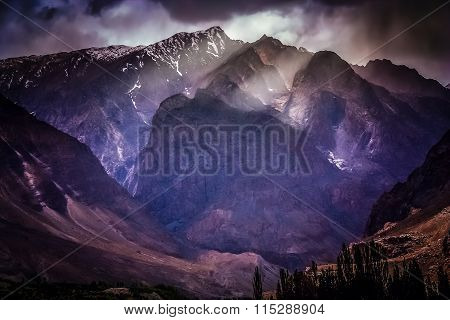 Stunning Karakorum mountains