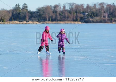 Girls Play On Ice