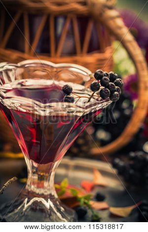 Gifts Autumn Kitchen Sweet Aromatic Drink Tincture Chokeberry