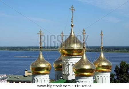A Domes Of Szent János a Baptista Egyház-Nizhny Novgorod