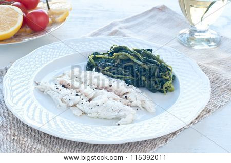 Bream Cooked In Salt And Then Baked In The Oven