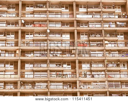 Trellick Tower, London Vintage
