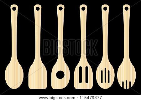 Wooden Kitchen Tools
