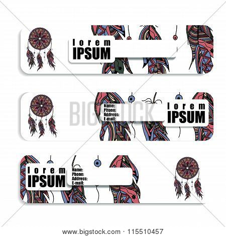banner with the image of a Dreamcatcher