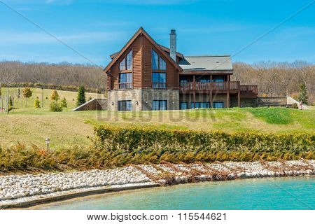 Quba - MARCH 26, 2015: Quba Rixos Hotel on March 26 in Azerbaijan, Quba. Quba Rixos Hotel is luxury hotel in northern Azerbaijan