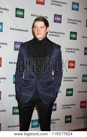 LOS ANGELES - JAN 21:  Alex MacNicoll at the 31st Annual Artios Awards at the Beverly Hilton Hotel on January 21, 2016 in Beverly Hills, CA