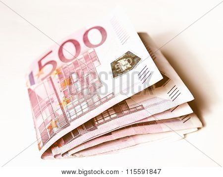 Euro Note Vintage