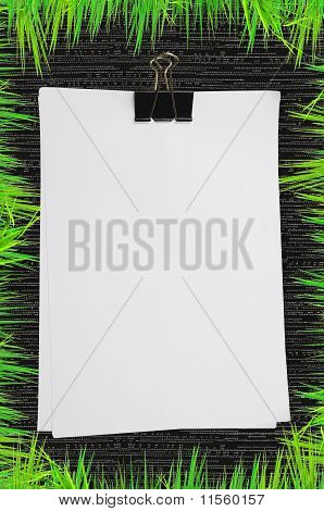 papel en blanco blanco