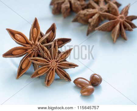 Anise Star And Seeds