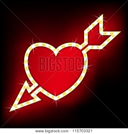 retro light banner