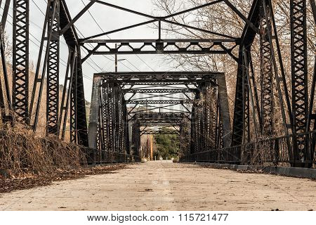 Sweetwater River Steel Parker Truss Bridge