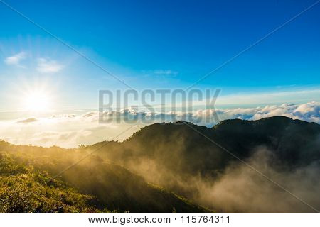 Peak Of Mountain Fog