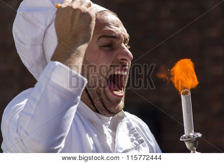 A maniac chef