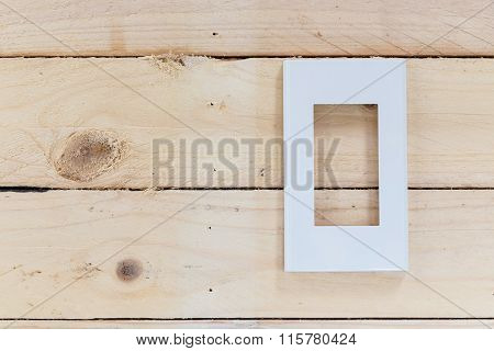 Uninstalled Electrical Outlet Cover