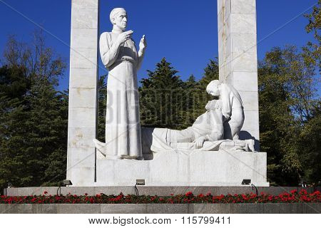 The Monument To The Doctors. Sochi, Russia