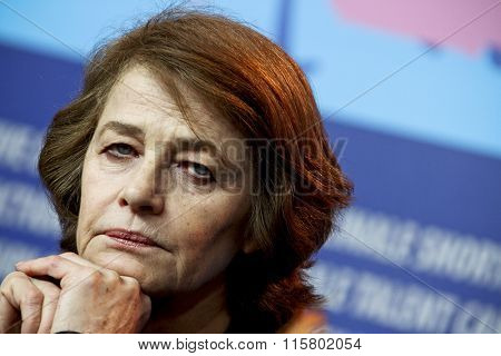 BERLIN, GERMANY - FEBRUARY 12: Charlotte Rampling attends the 'I, Anna' Press Conference mduring of the 62nd Berlin Film Festival at the Grand Hyatt on February 12, 2012 in Berlin, Germany