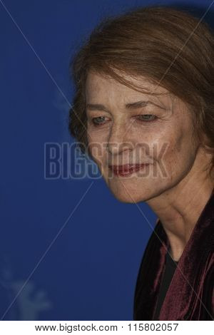 BERLIN, GERMANY - FEBRUARY 12: Actress Charlotte Rampling attends the 'I, Anna' Photocall during day four of the 62nd Berlin Film Festival at the Grand Hyatt on February 12, 2012 in Berlin, Germany