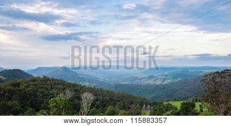 Mountain view of the Gold Coast Hinterlands