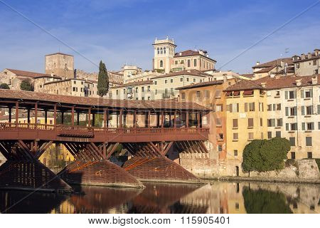 The Ponte Vecchio In Bassano Del Grappa
