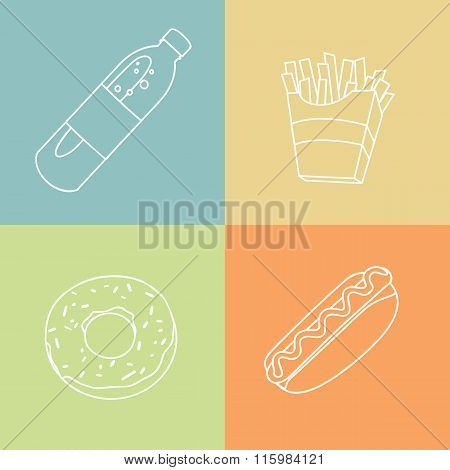 Fast food flat