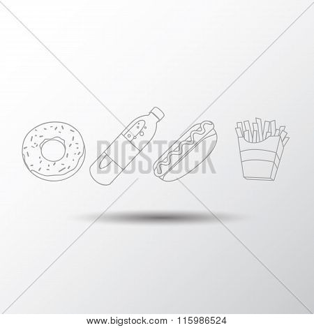 Fast food flat