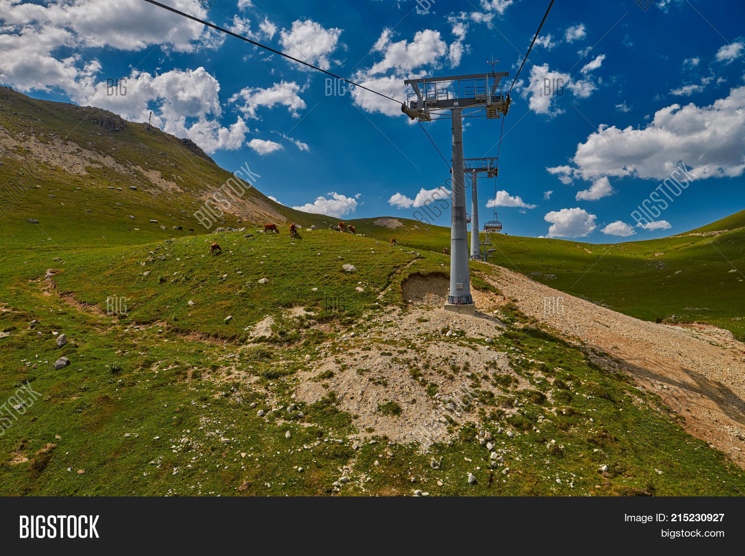 Aerial Ropeway High Image & Photo (Free Trial) | Bigstock